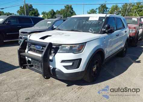 2017 Ford Police Interceptor из США, поврежденный, VIN 1FM5K8AR3HGD93552